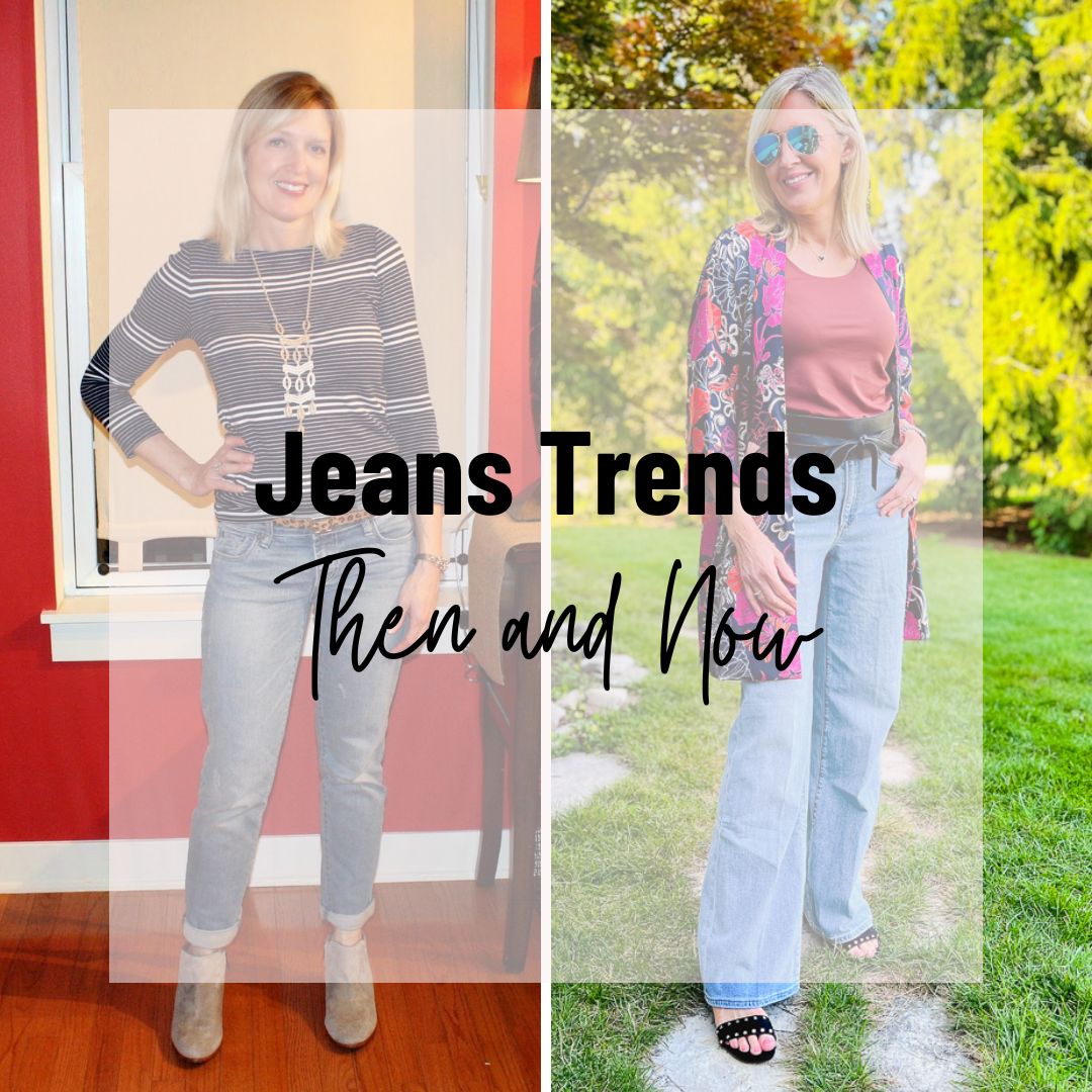jeans trends then and now