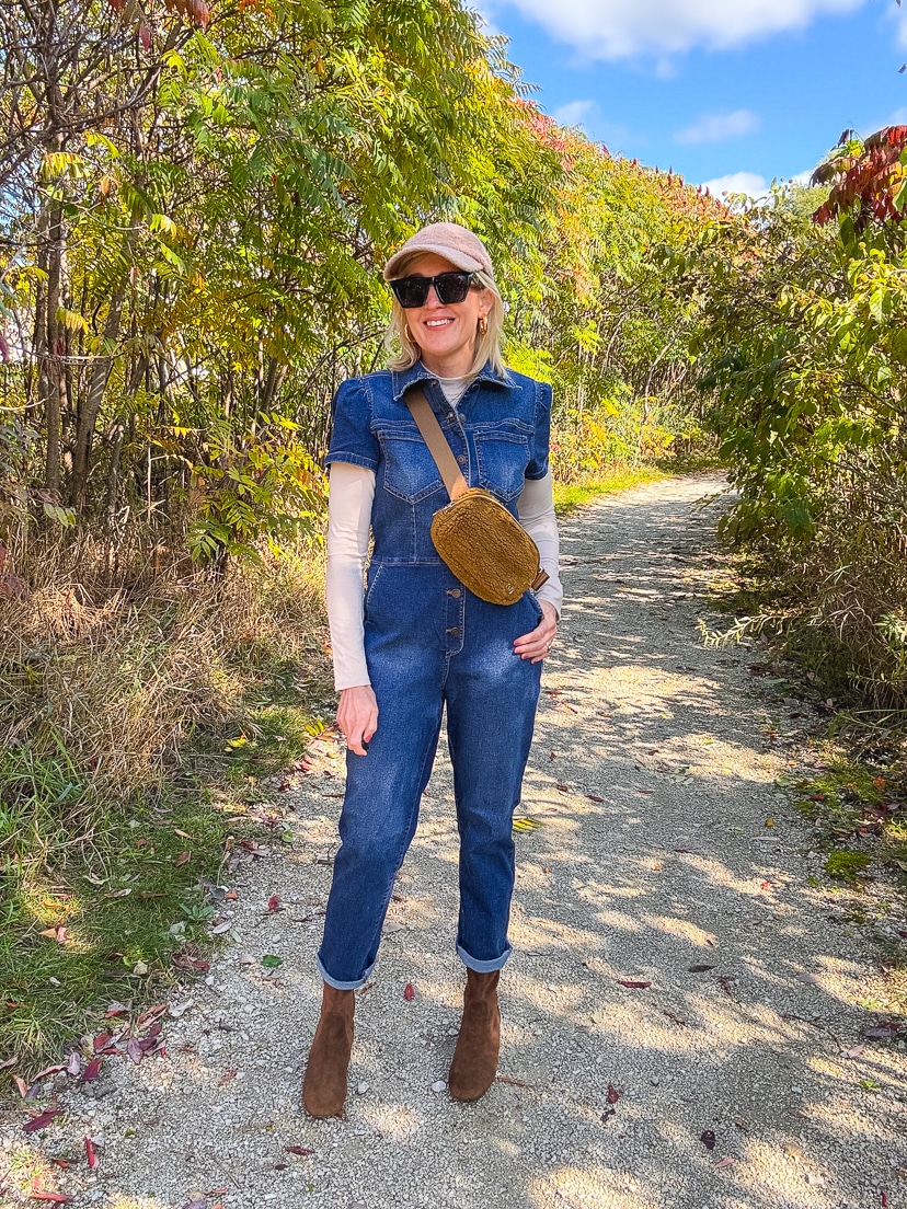 walmart denim boilersuit