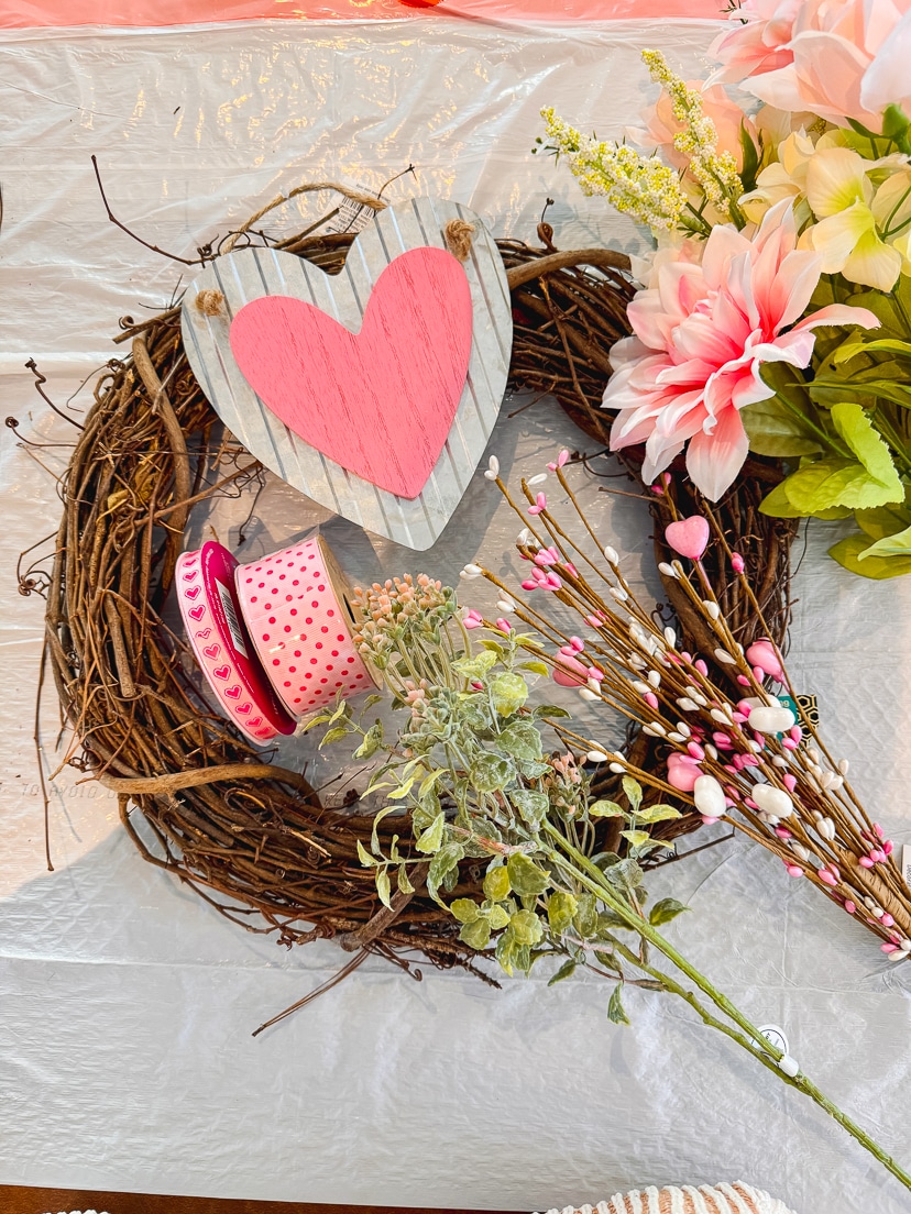 DIY Valentine Wreath