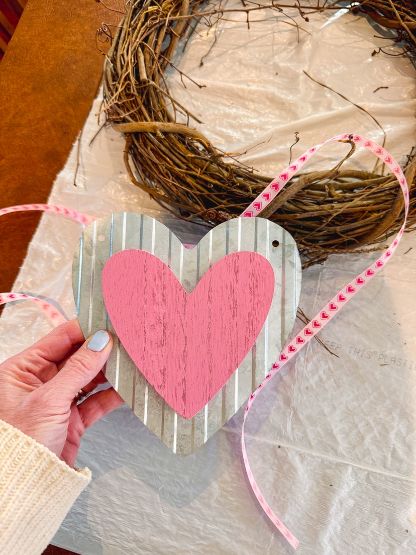 DIY Valentine Wreath