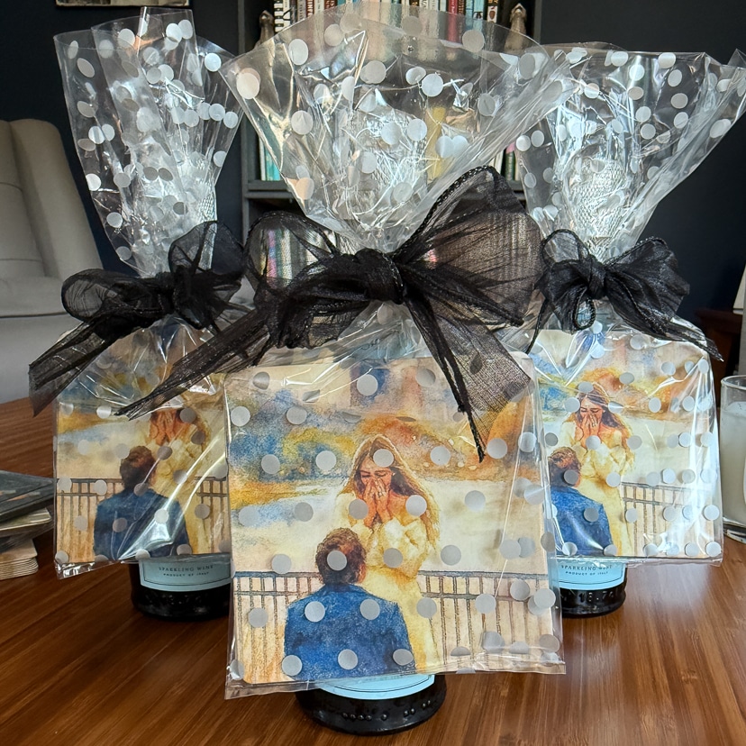 diy engagement party favor