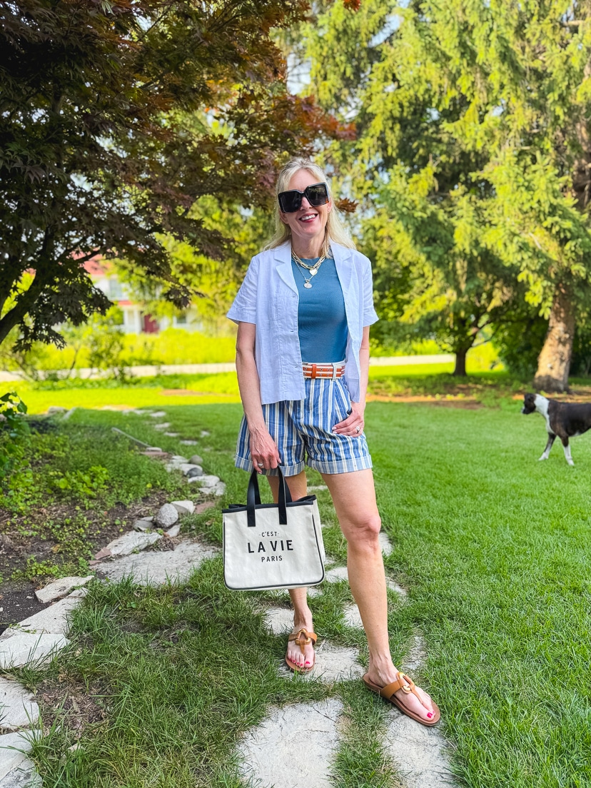 how to style a white linen shirt