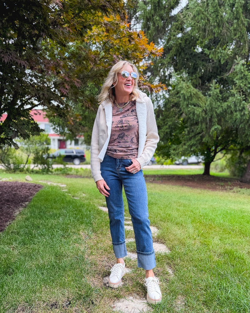 how to make mesh tops wearable in everyday outfits