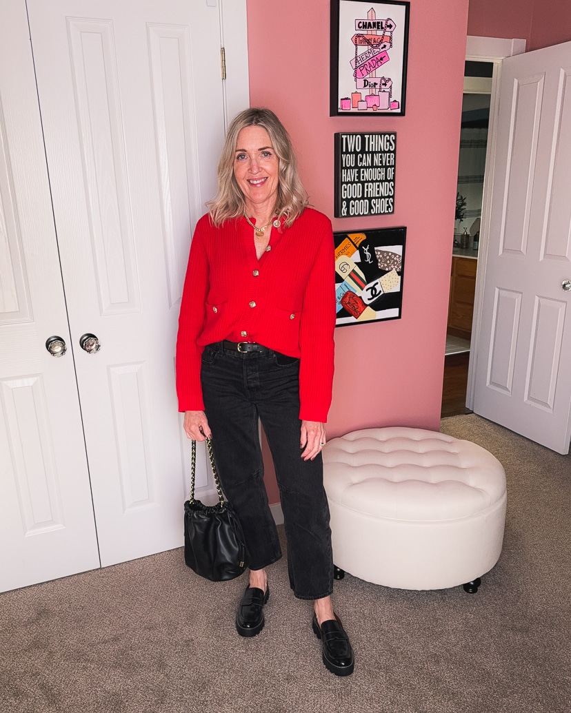 barrel jeans outfit women