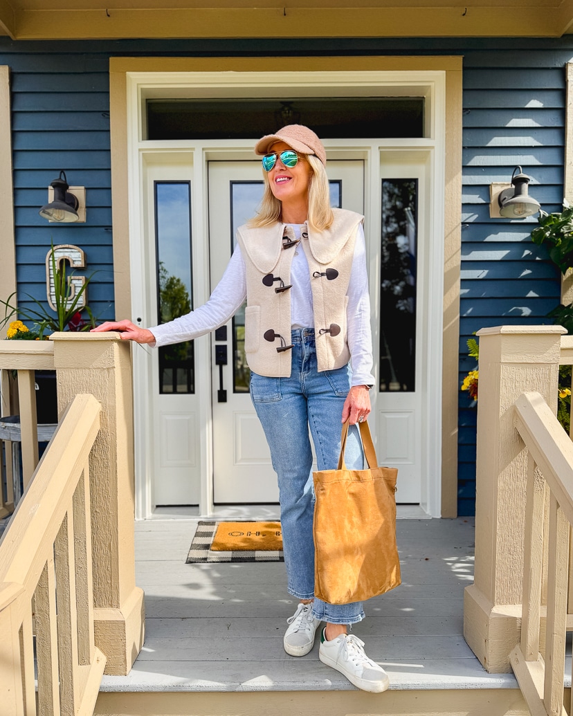 what to wear with a toggle vest