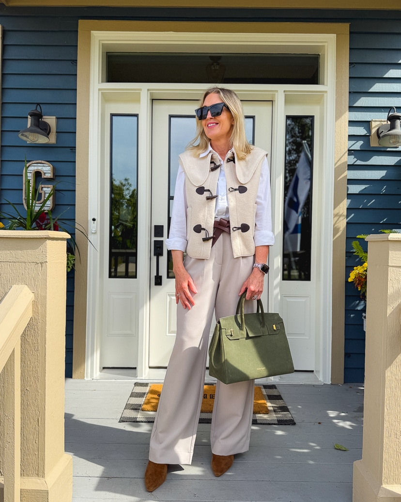 toggle vest styling ideas