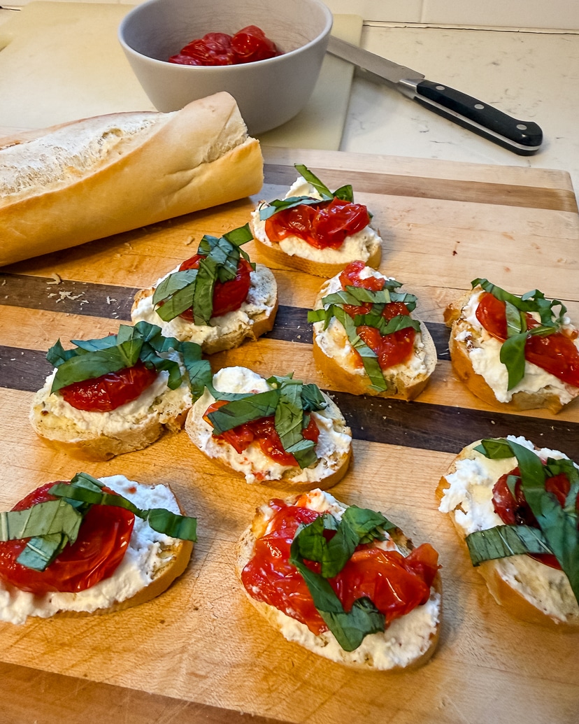 easy air fryer bruschetta recipe