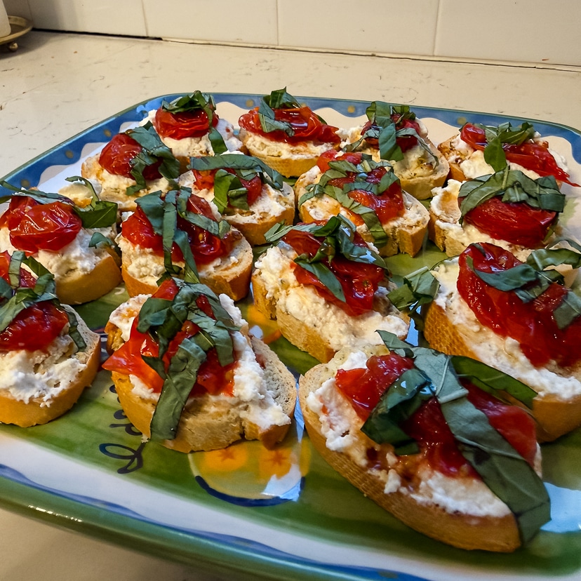 easy air fryer bruschetta recipe
