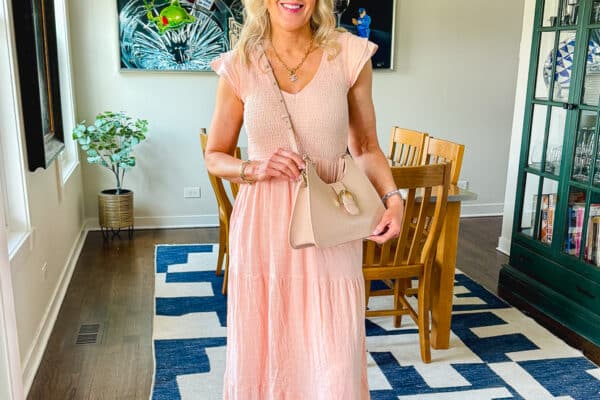 how to make a pink bag work as a neutral