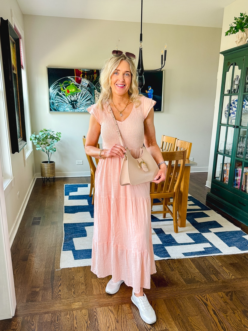 how to make a pink bag work as a neutral