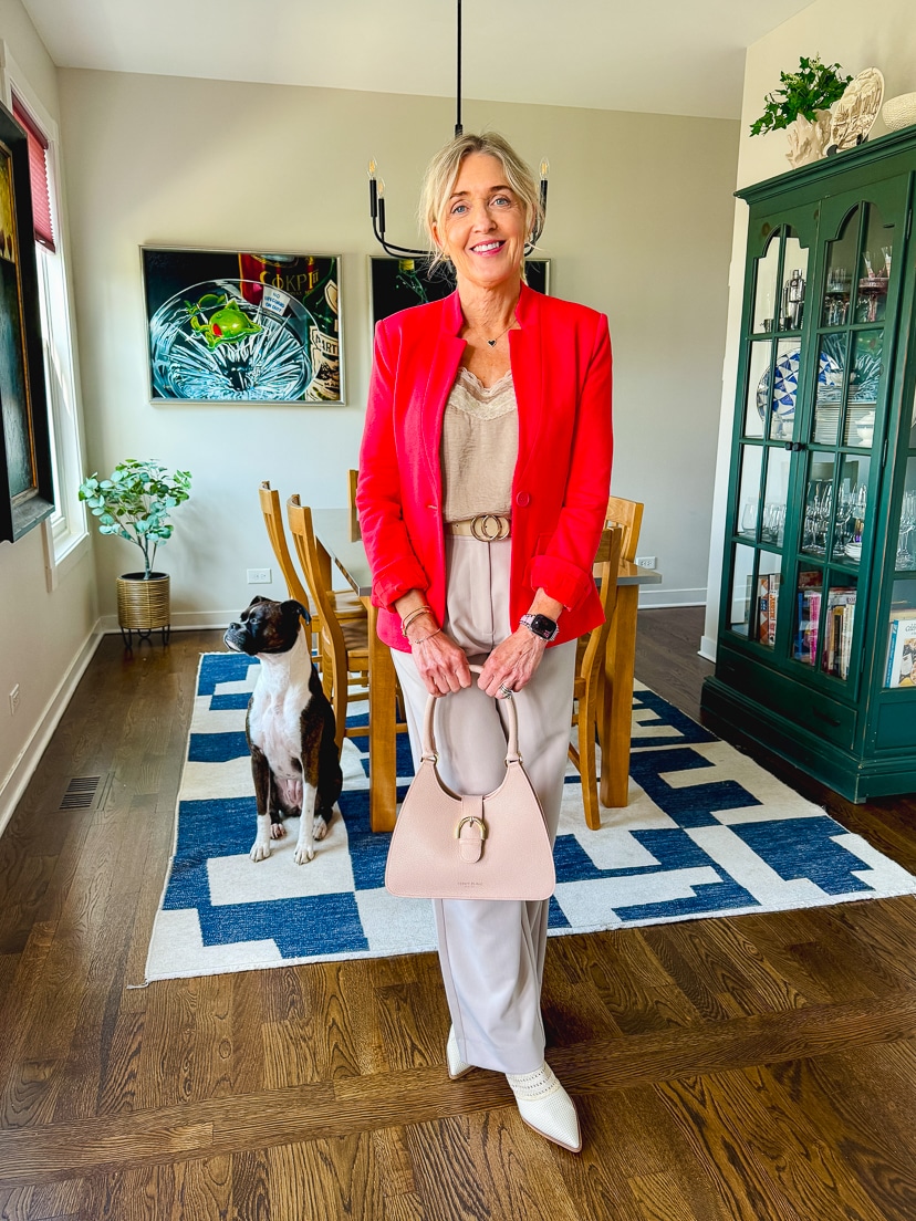 how to make a pink bag work as a neutral
