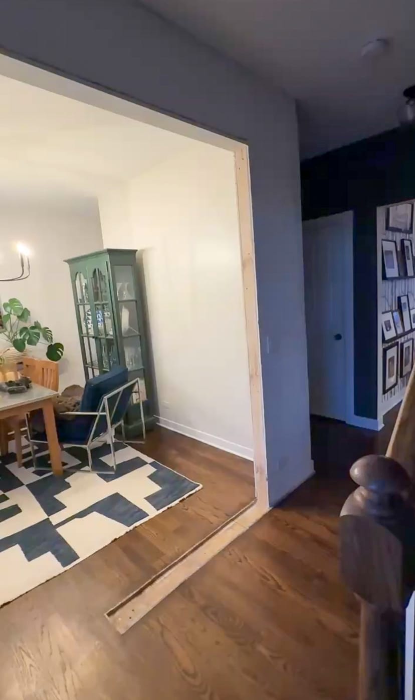 Before and After Dining Room Remodel