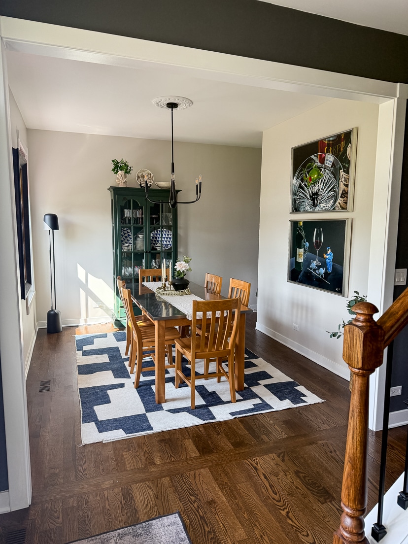 Before and After Dining Room Remodel