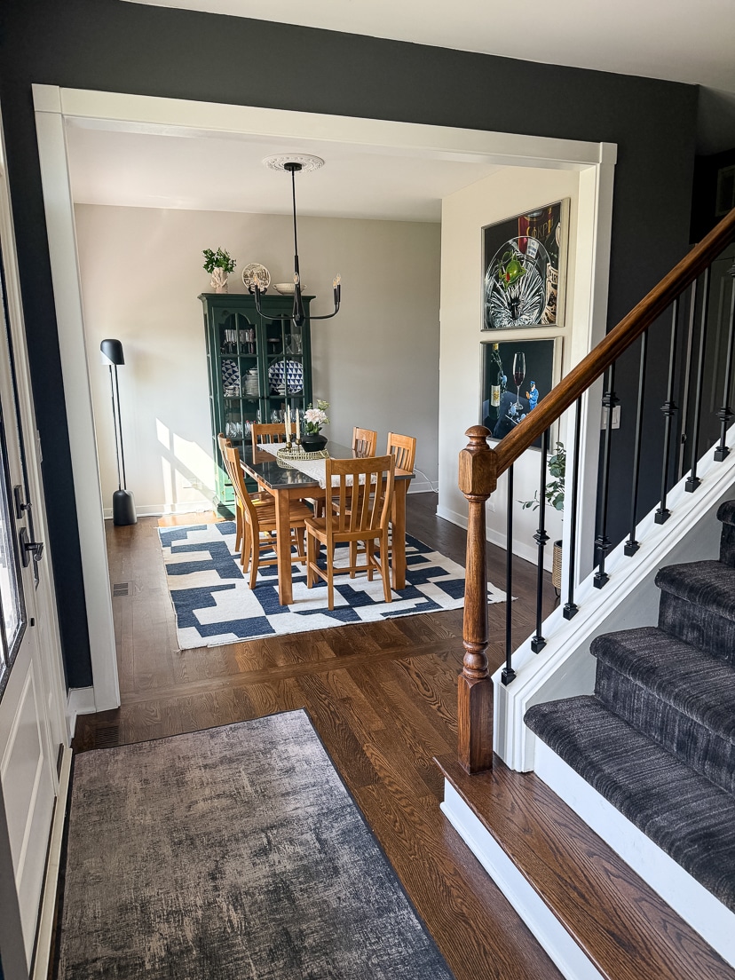 Before and After Dining Room Remodel