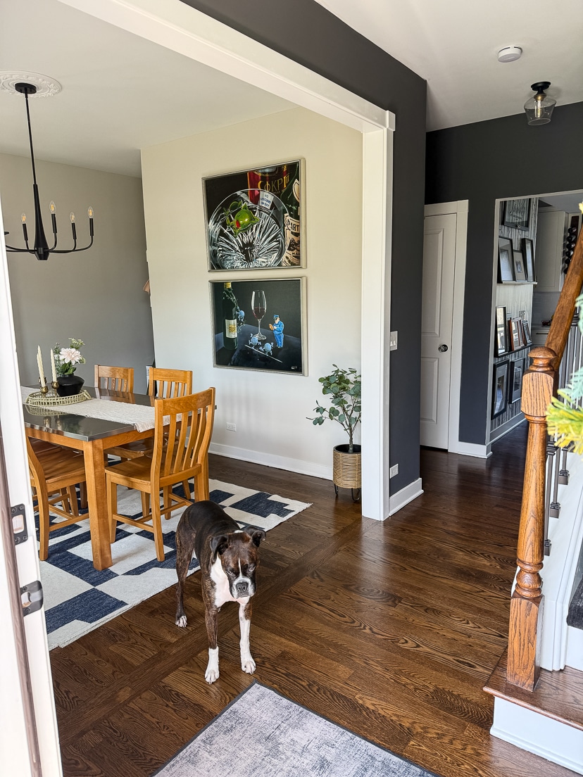 Before and After Dining Room Remodel